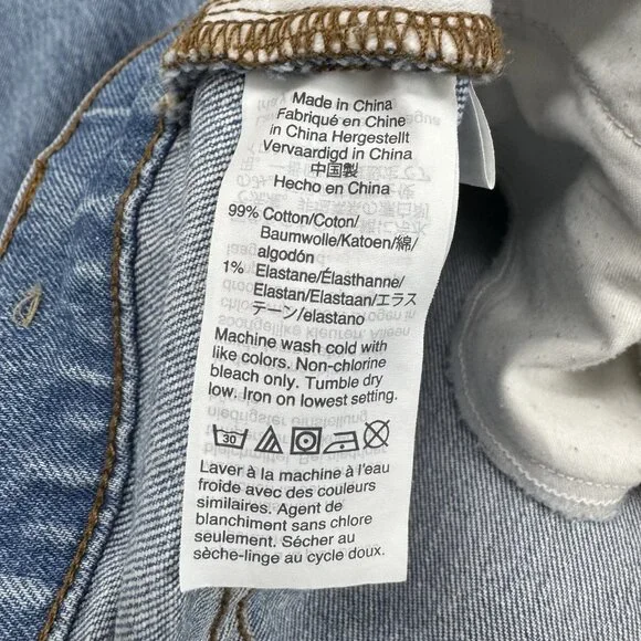 Madewell Jeans The Perfect Vintage Full Length Straight Leg Blue Womens 31 TALL - Picture 9 of 10